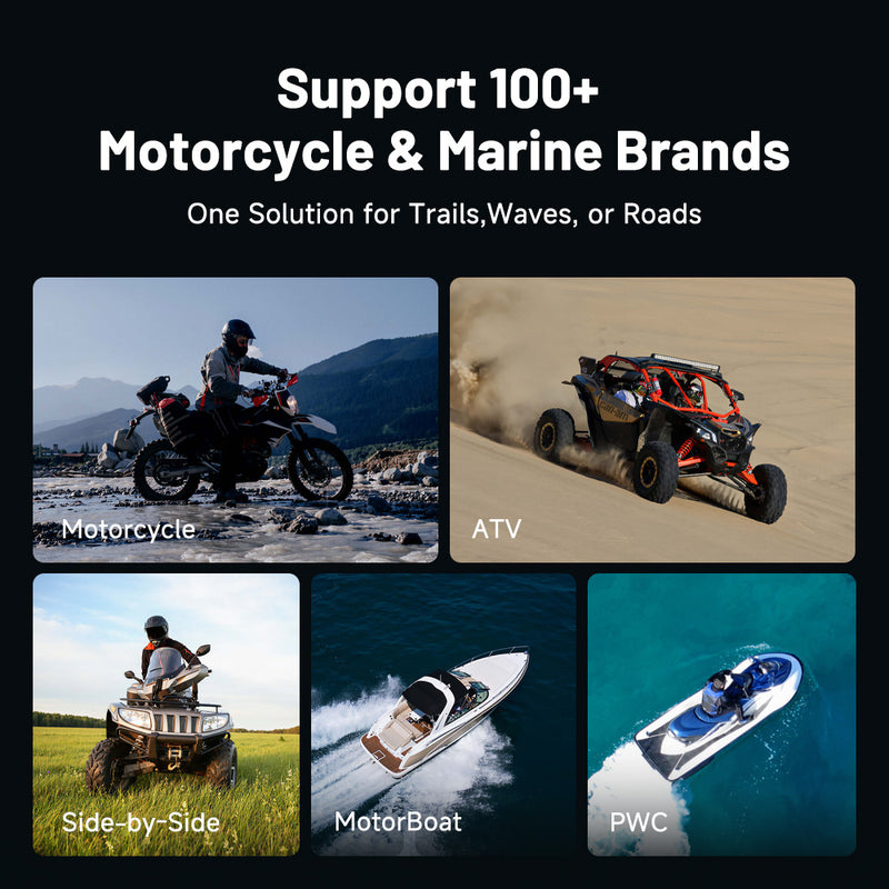 Motorrad Diagnosegerät OBD2 Scanner für ATV, UTV & Marine