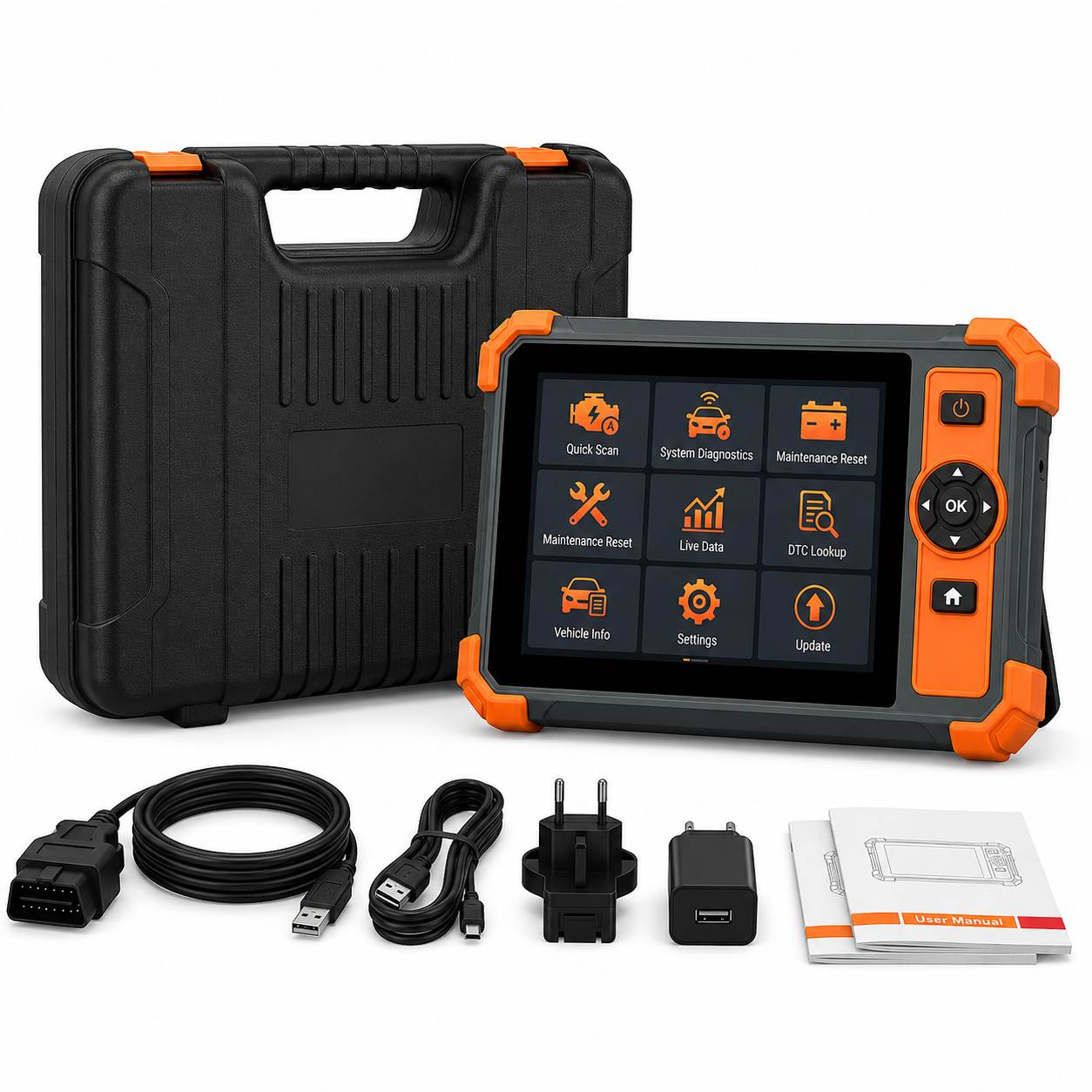Profi KFZ Diagnosegerät Auto OBD2 Scanner All System Auslesegerät